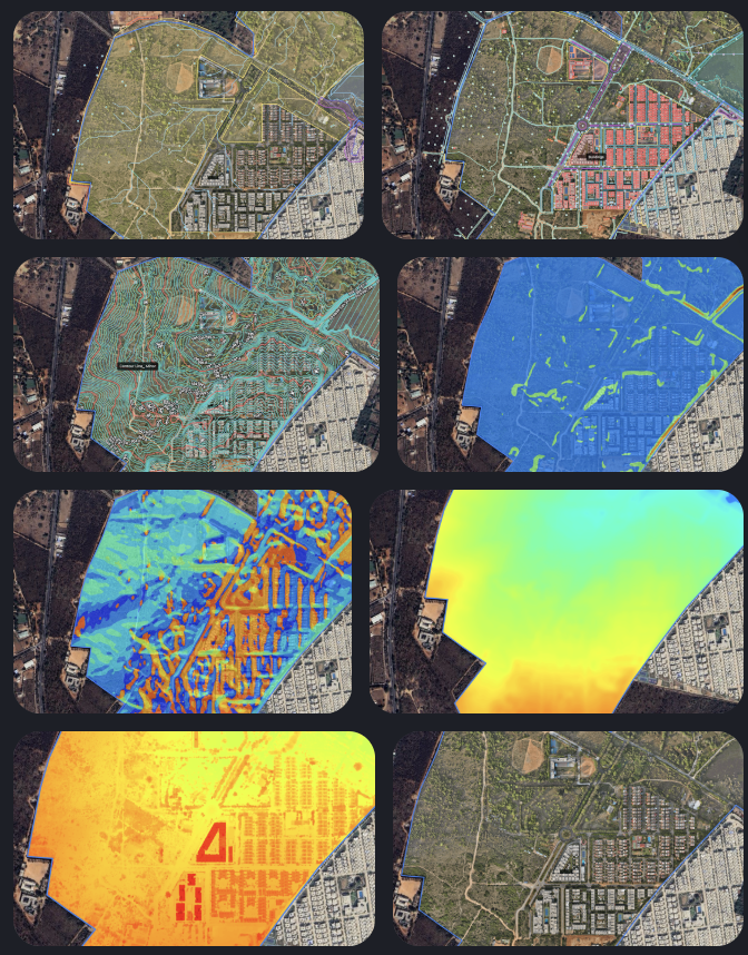 Surveying & mapping project operations and engineering evidence