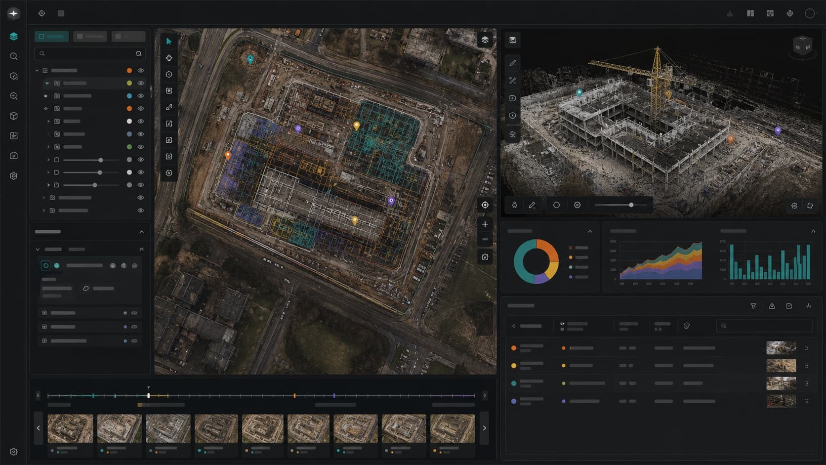 SurveyCopter Falcon AI spatial project workspace